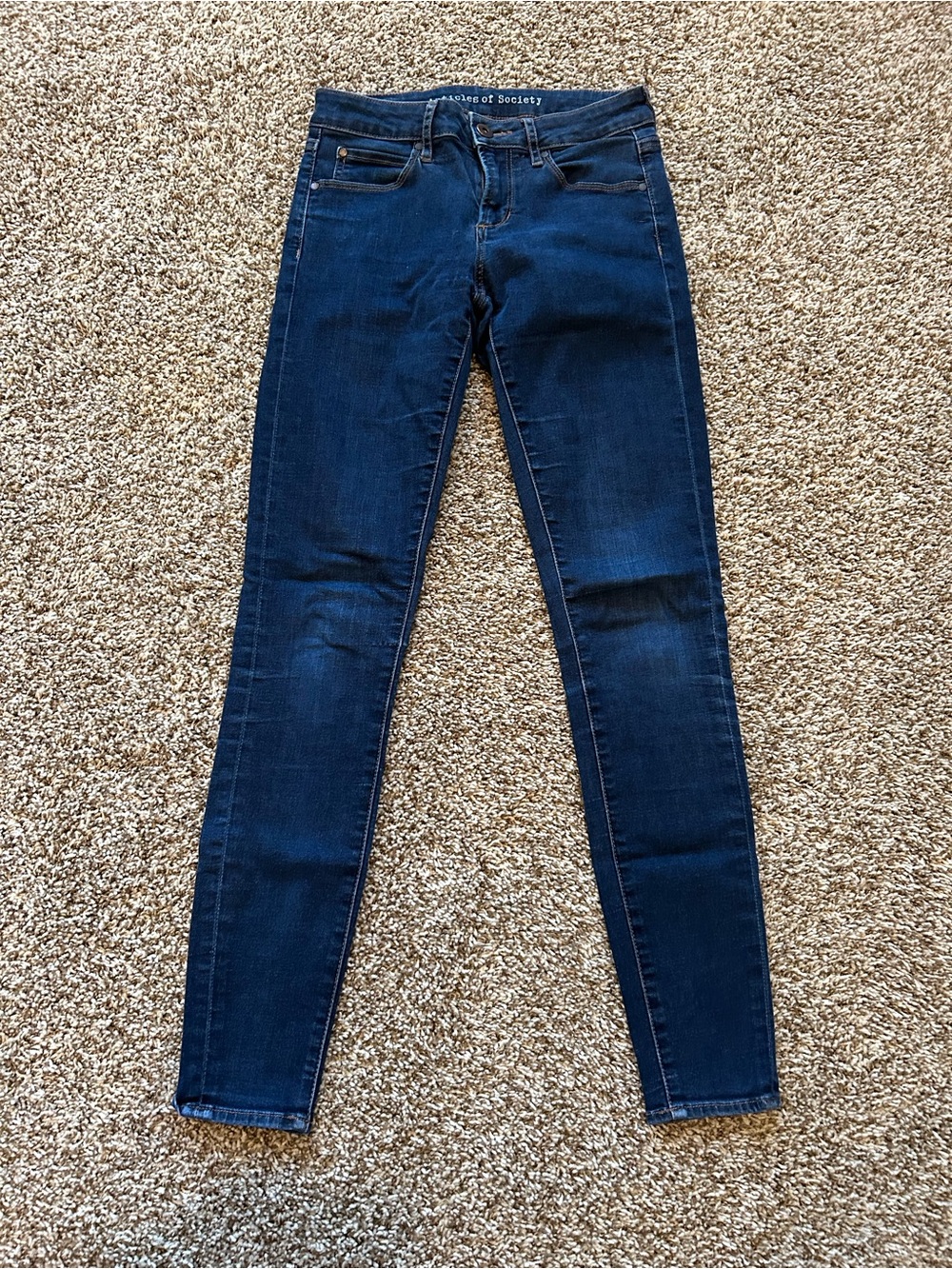 Articles of Society Dark Blue Skinny Jeans - Women's